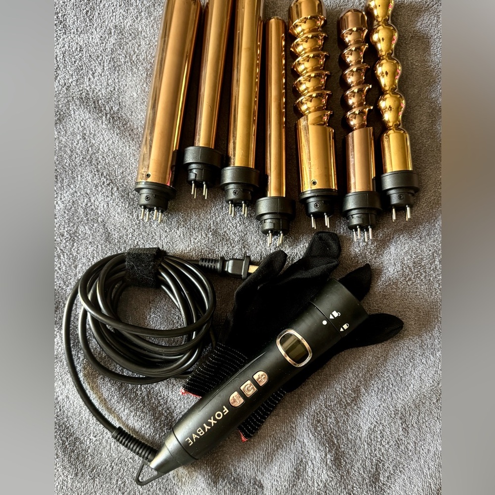 FoxyBae Gold Hair Styling Set